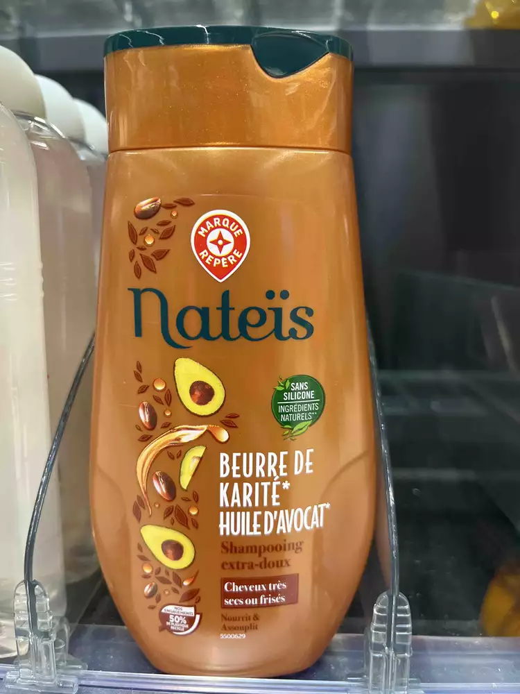 MARQUE REPÈRE - Nateïs - Shampooing extra-doux beurre de karité & avocat