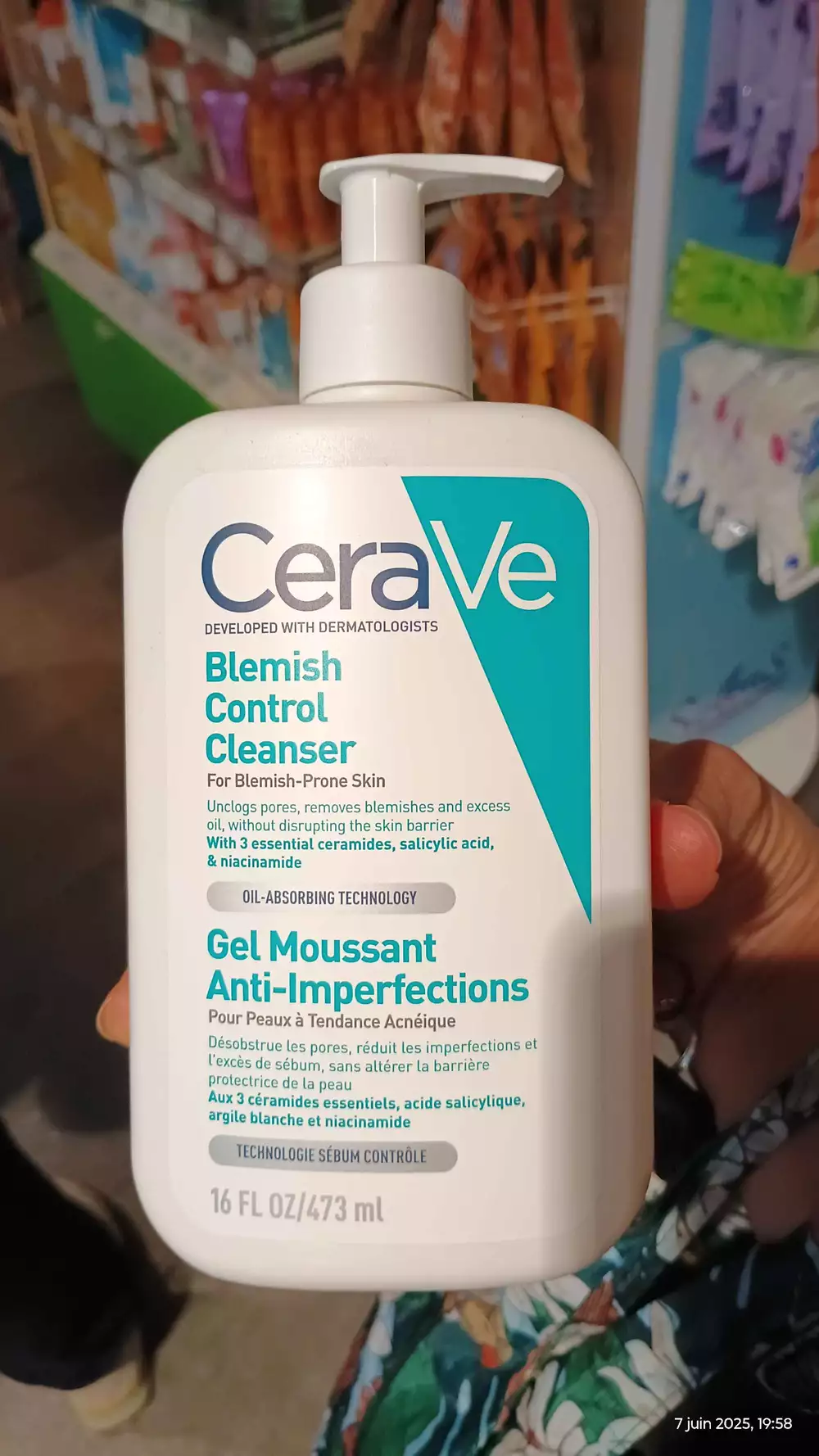 CERAVÉ - Gel moussant anti-imperfection