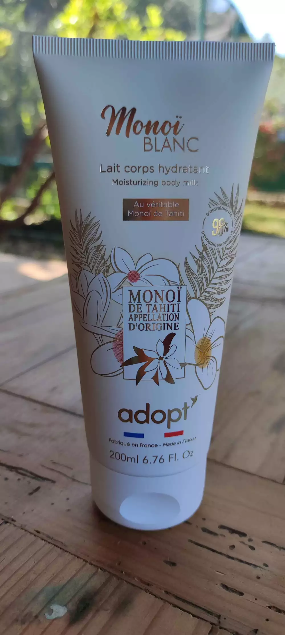 ADOPT' - Monoï blanc - Lait corps hydratant