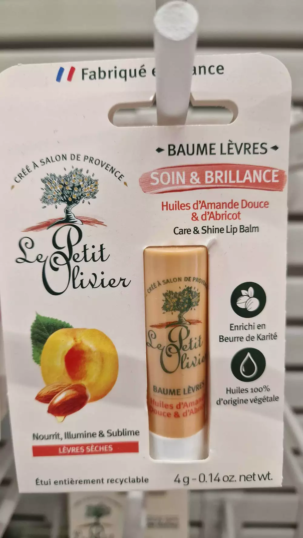 LE PETIT OLIVIER - Soin & brillance - Baume à lèvres 