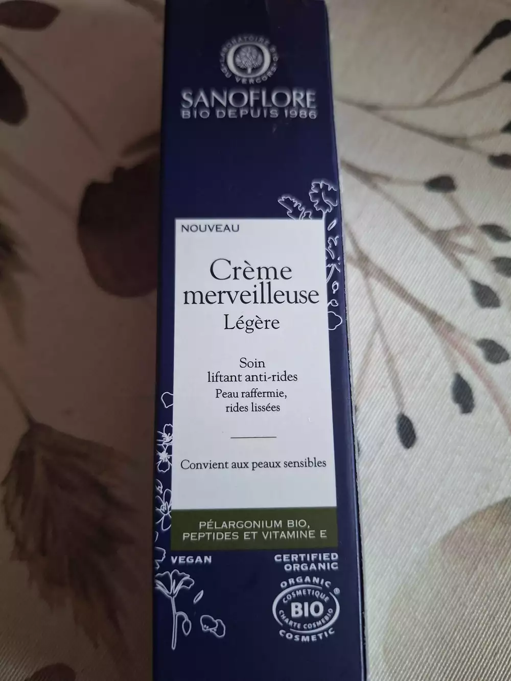SANOFLORE - Crème merveilleuse légère soin liftant anti-rides