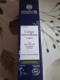 SANOFLORE - Crème merveilleuse légère soin liftant anti-rides