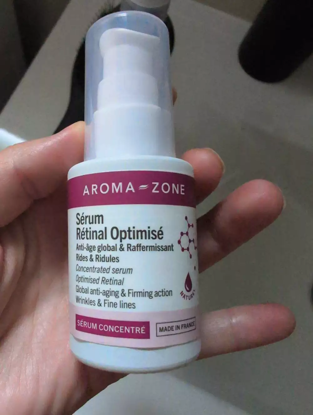AROMA-ZONE - Sérum retinal optimisé - Anti-âge global & raffermissant