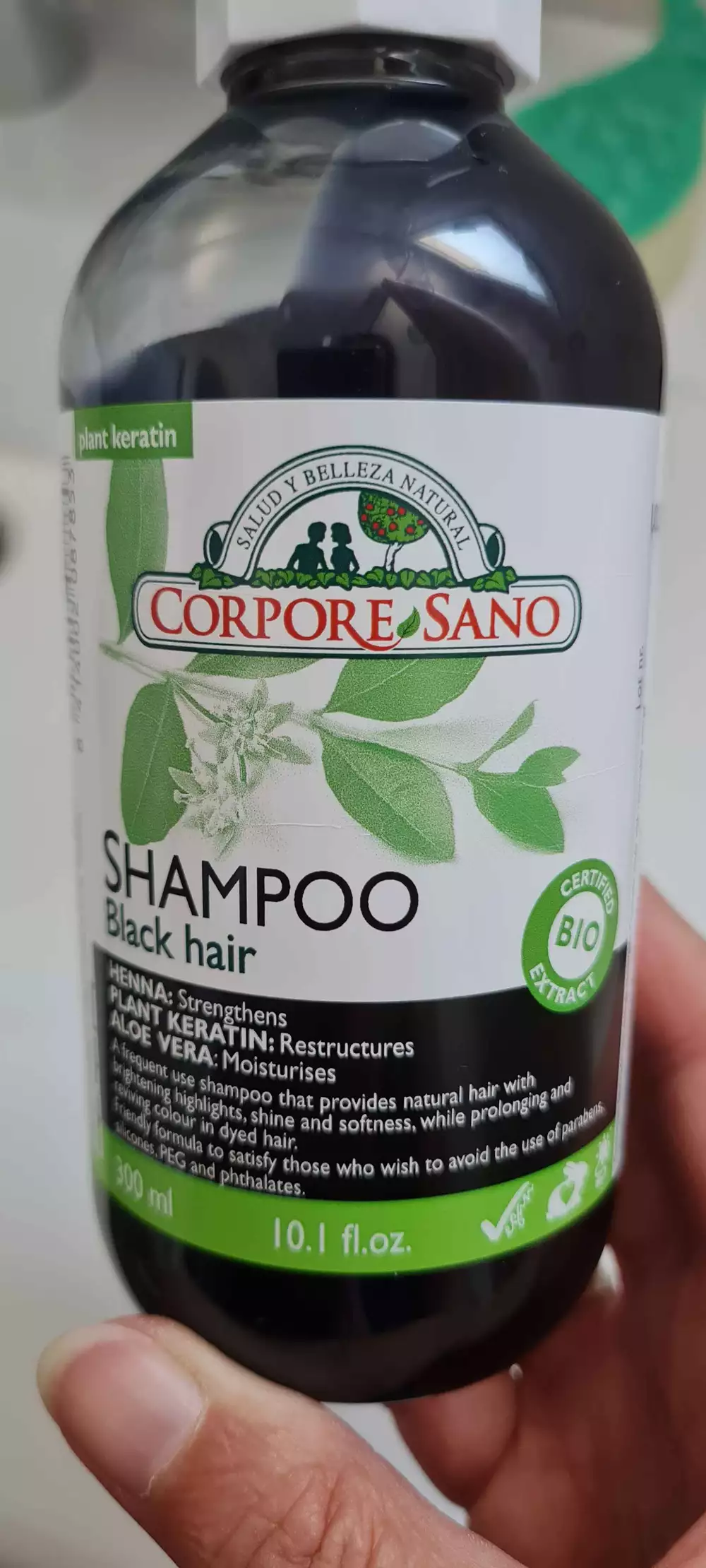 CORPORE SANO - Shampoo black hair