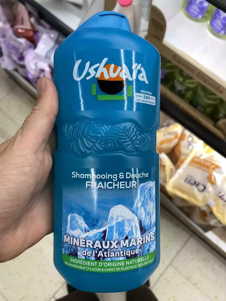 USHUAÏA - Minéraux marins - Shampooing & douche fraîcheur