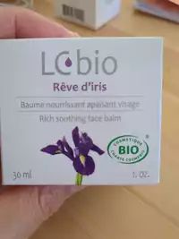 LC BIO - Rêve d'iris - Baume nourrissant apaisant visage