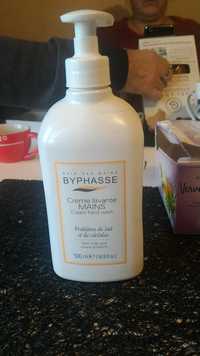 BYPHASSE - Crème lavante mains protéines de lait et de céréales