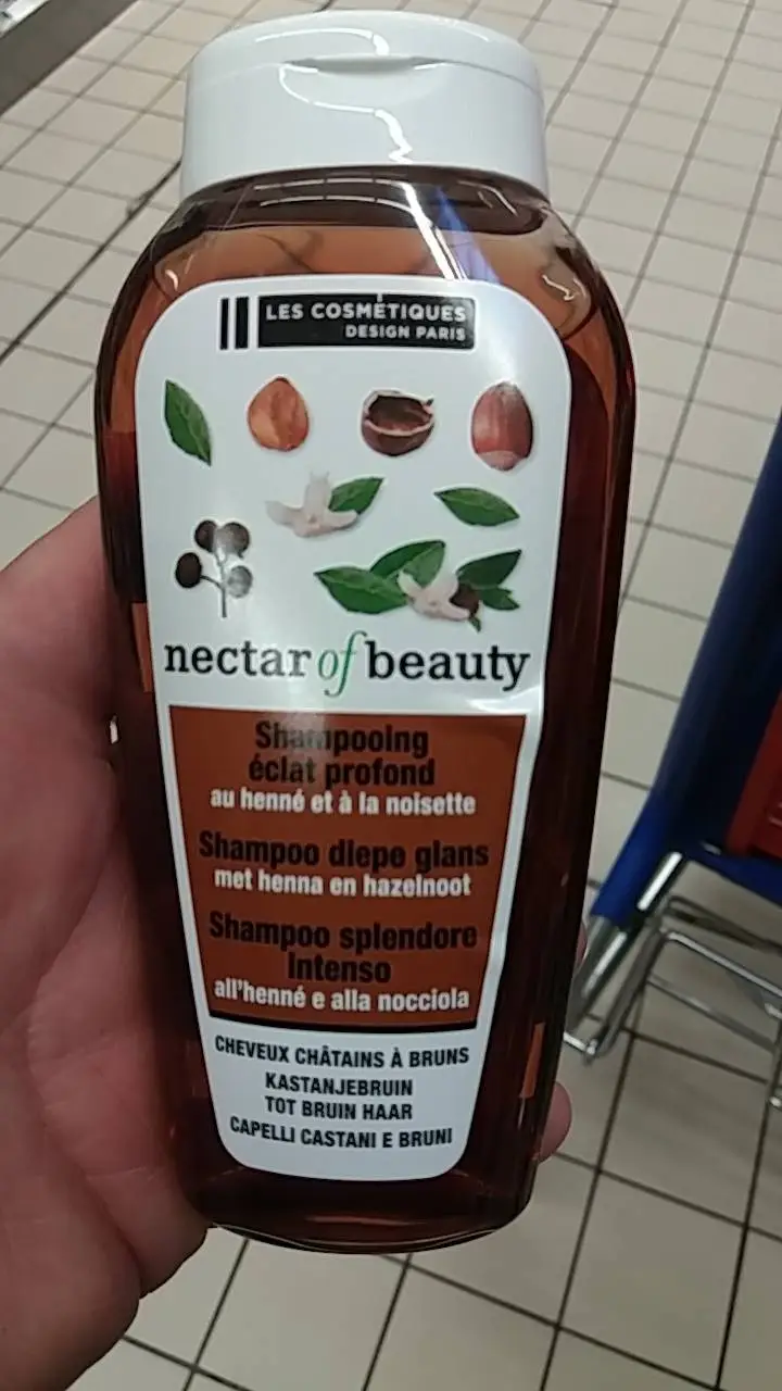 NECTAR OF BEAUTY - Shampooing éclat profond au henné et à la noisette