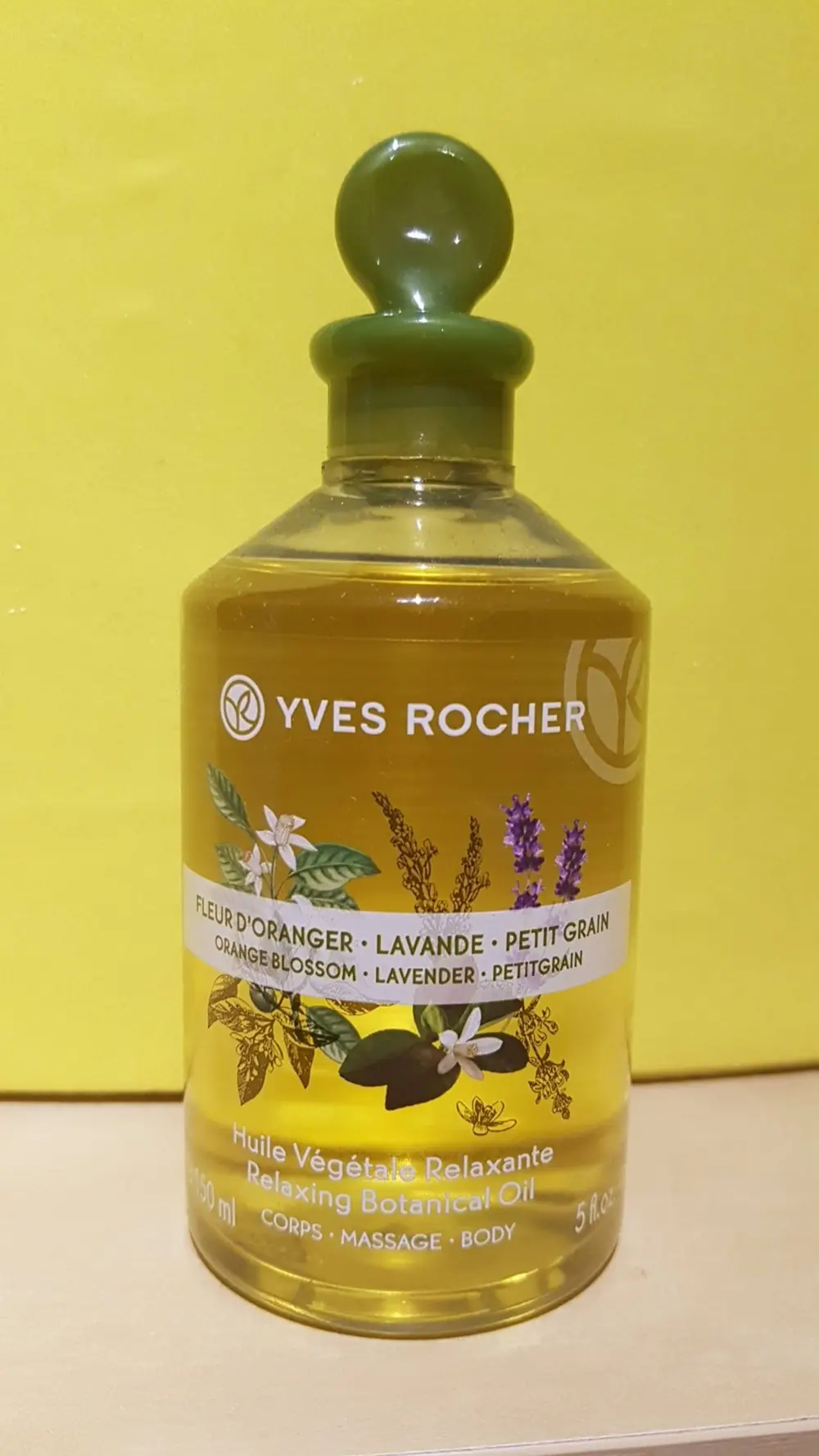 YVES ROCHER - Huile végétale relaxante fleur d'oranger