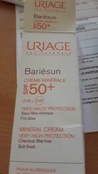 URIAGE - Bariésun - Crème minéral SPF 50+