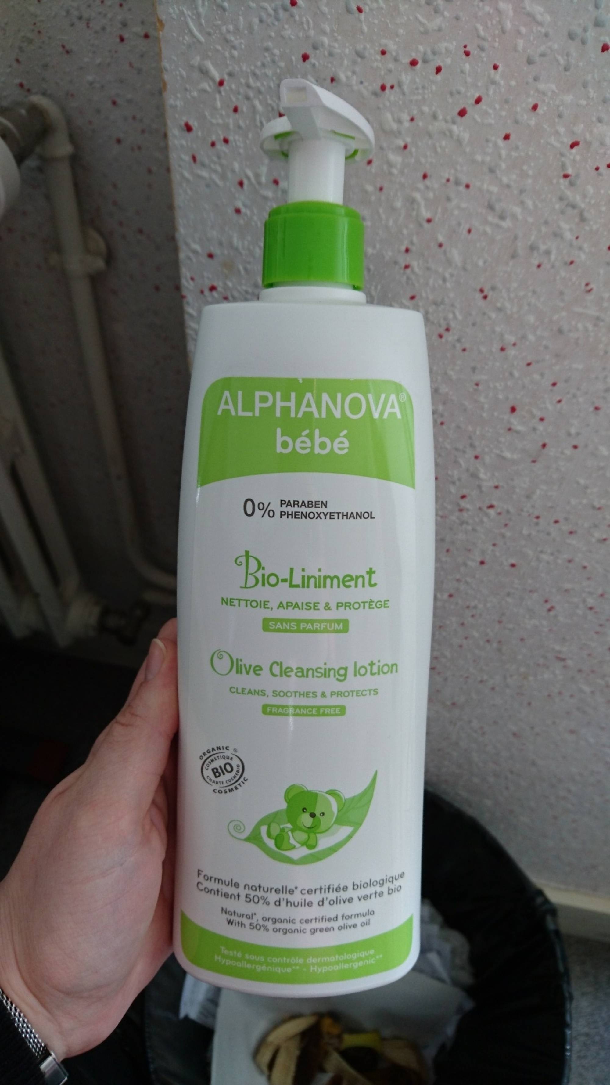 ALPHANOVA - Bébé - Bio-liniment à l'huile d'olive verte