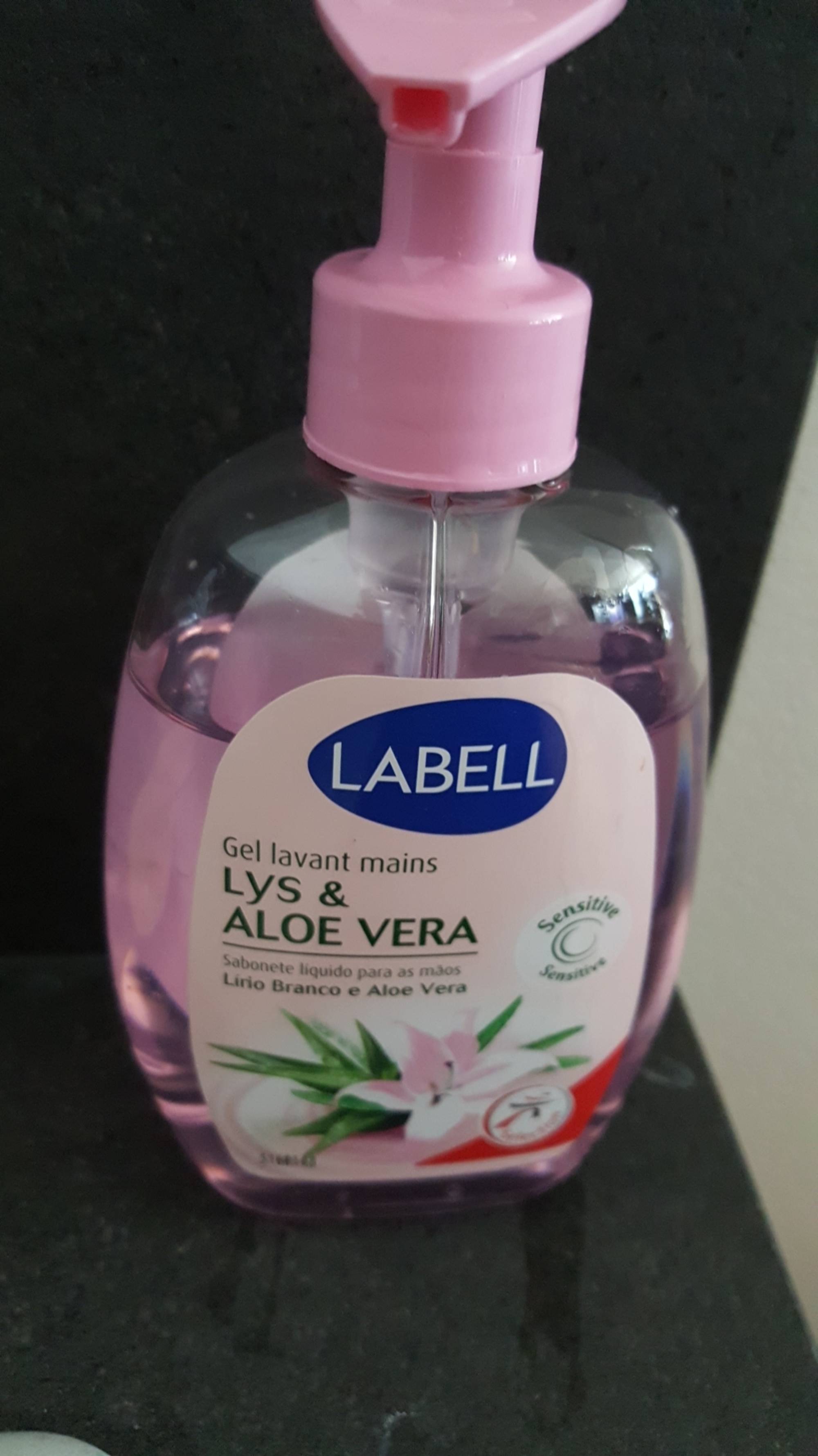 LABELL - Lys & Aloe Vera - Gel lavant mains