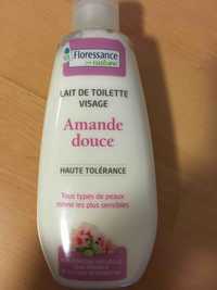 FLORESSANCE - Amande douce - Lait de toilette visage