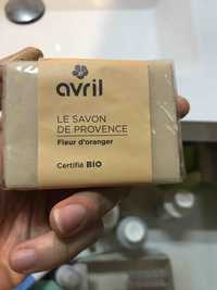 AVRIL - Le savon de provence - Fleur d'orange certifié bio