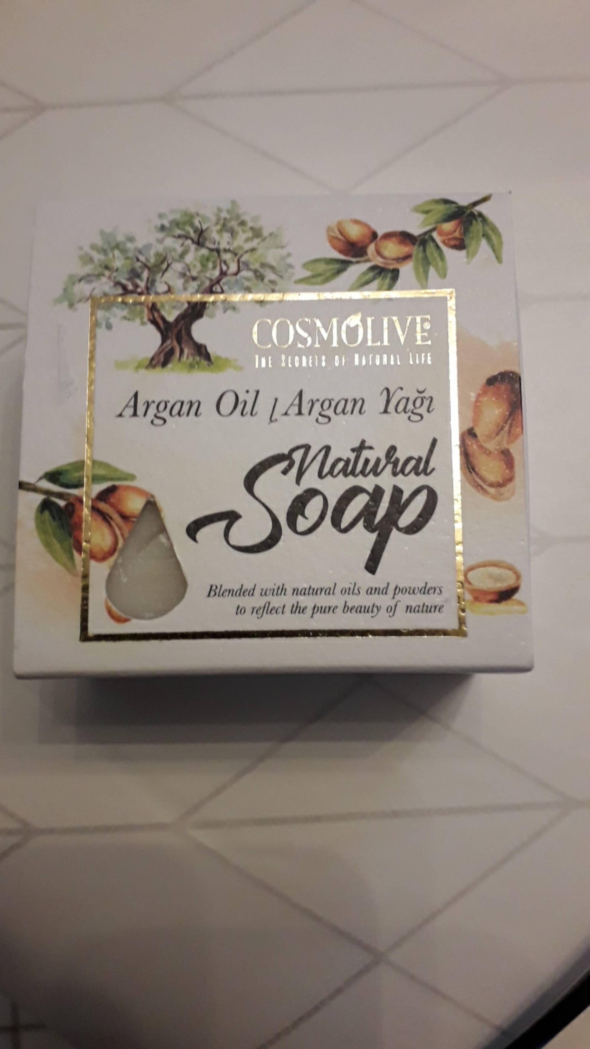 COSMOLIVE - Argan oil - Natural soap