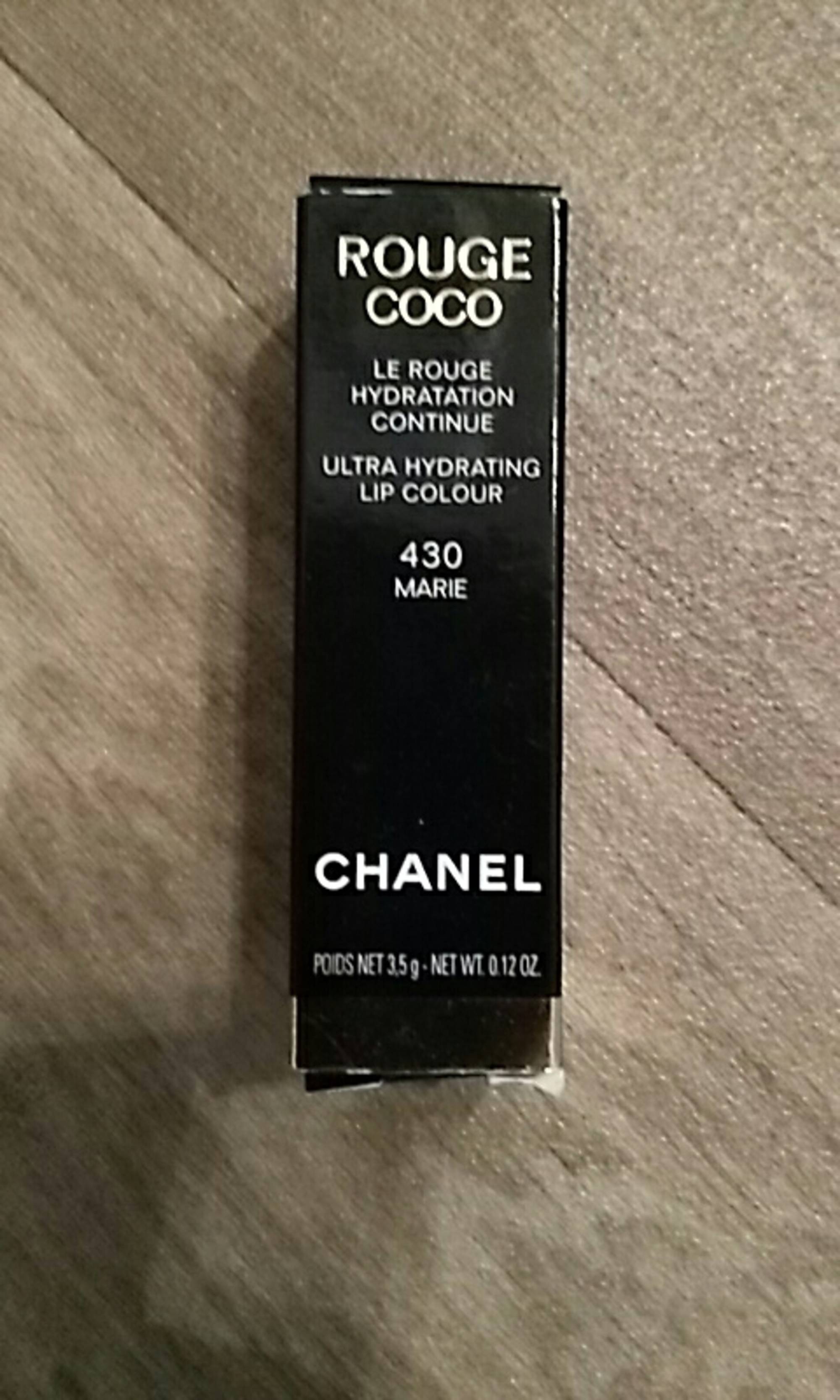 CHANEL - Rouge coco 430 Marie - Le rouge hydratation continue
