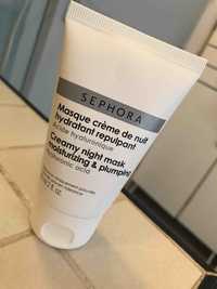 SEPHORA - Acide hyaluronique - Masque crème de nuit hydratant repulpant