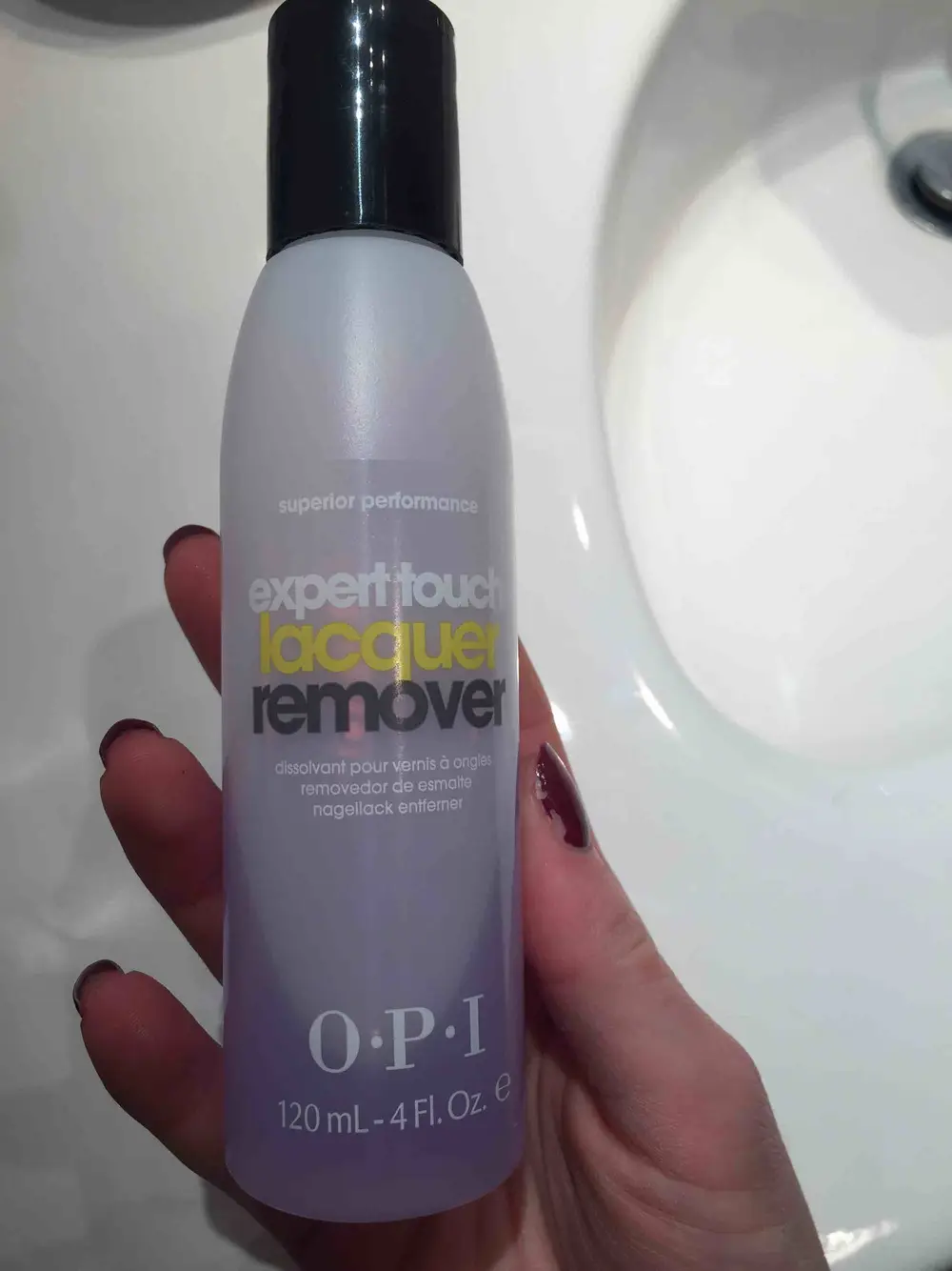 O.P.I - Expert touch - Dissolvant pour vernis à ongles