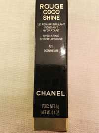 Composition Chanel Rouge Coco Shine 61 Bonheur Ufc Que Choisir