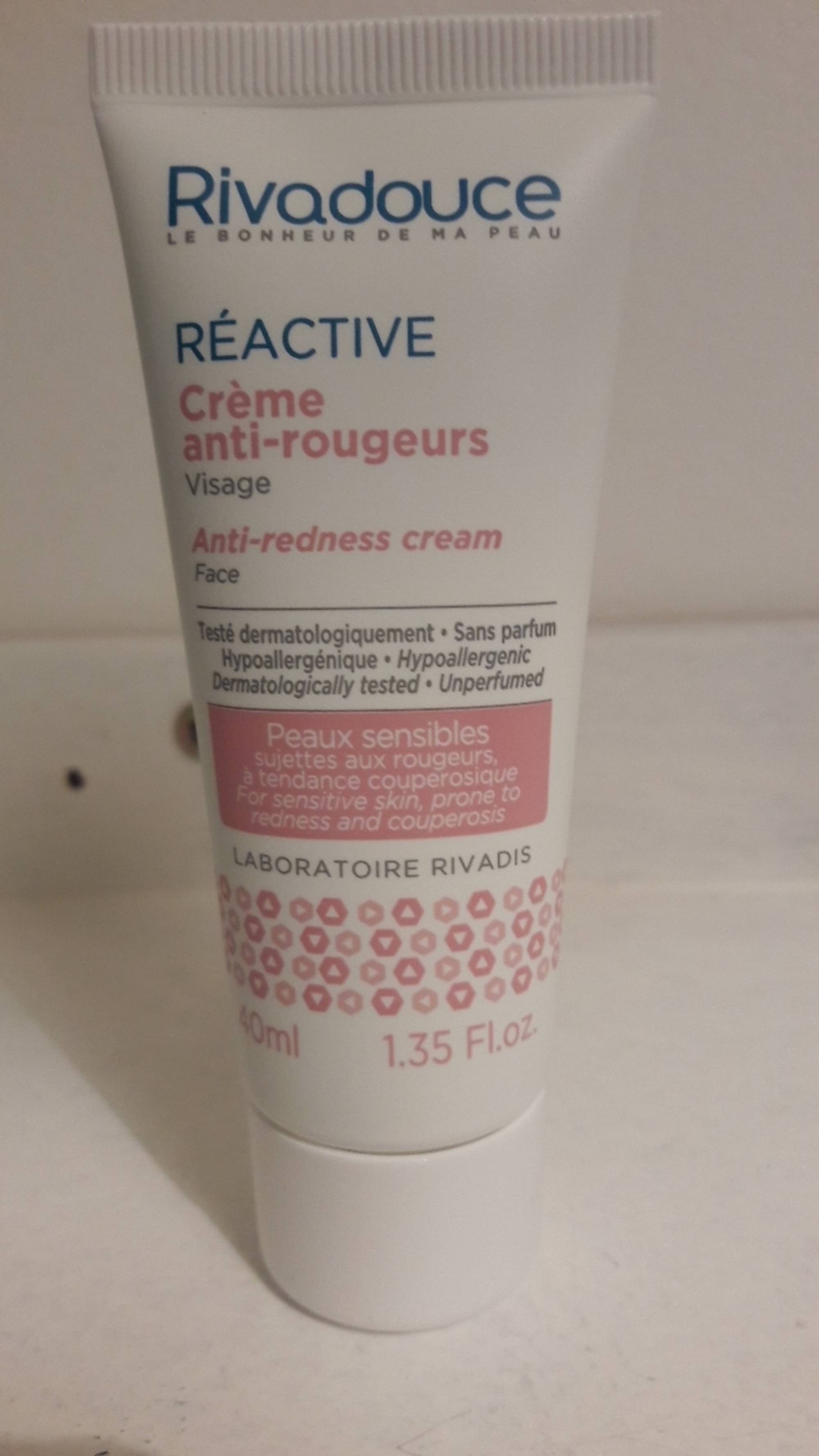RIVADOUCE - Réactive - Crème anti-rougeurs visage