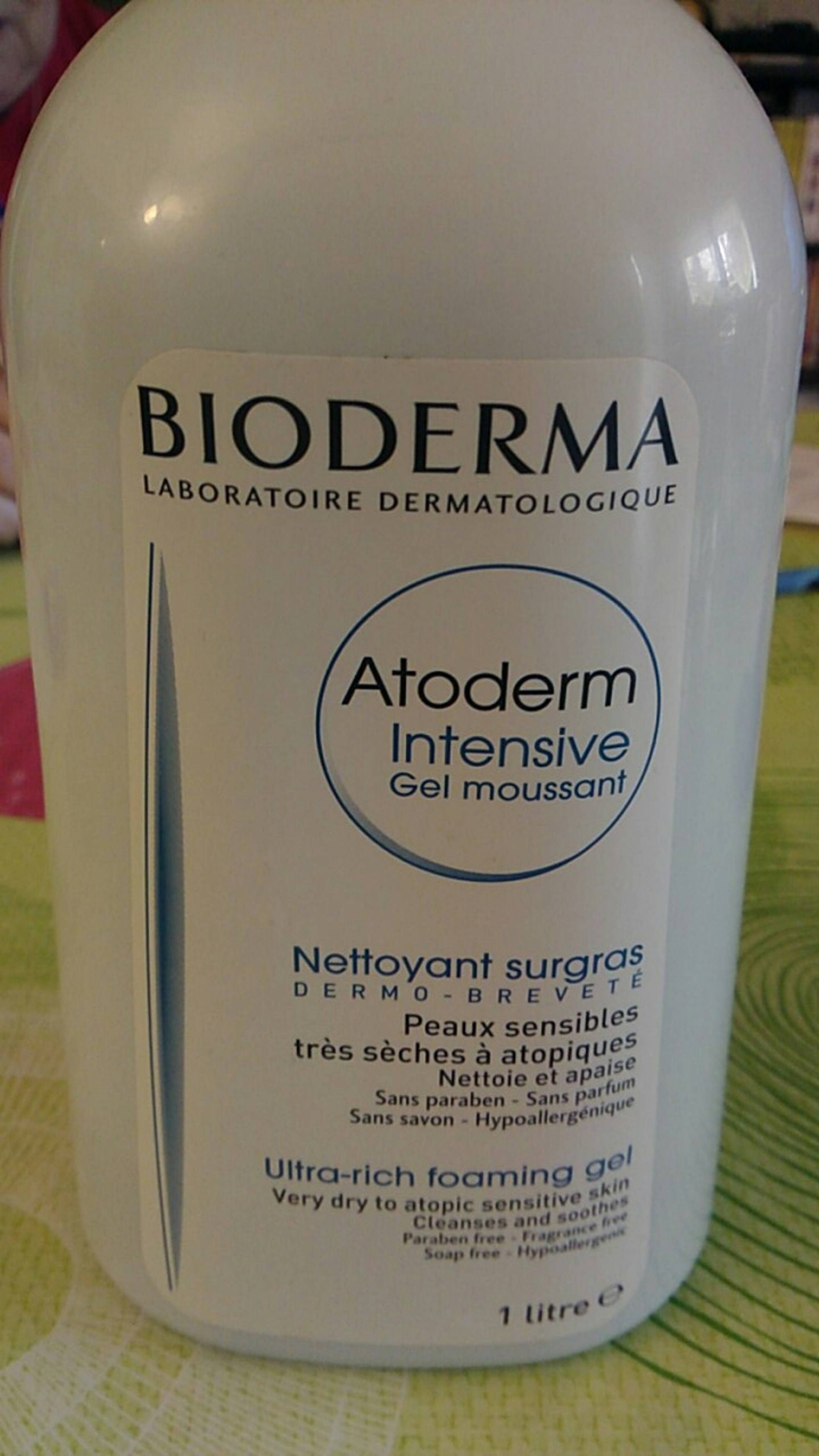 BIODERMA - Atoderm - Intensive gel moussant nettoyant surgras