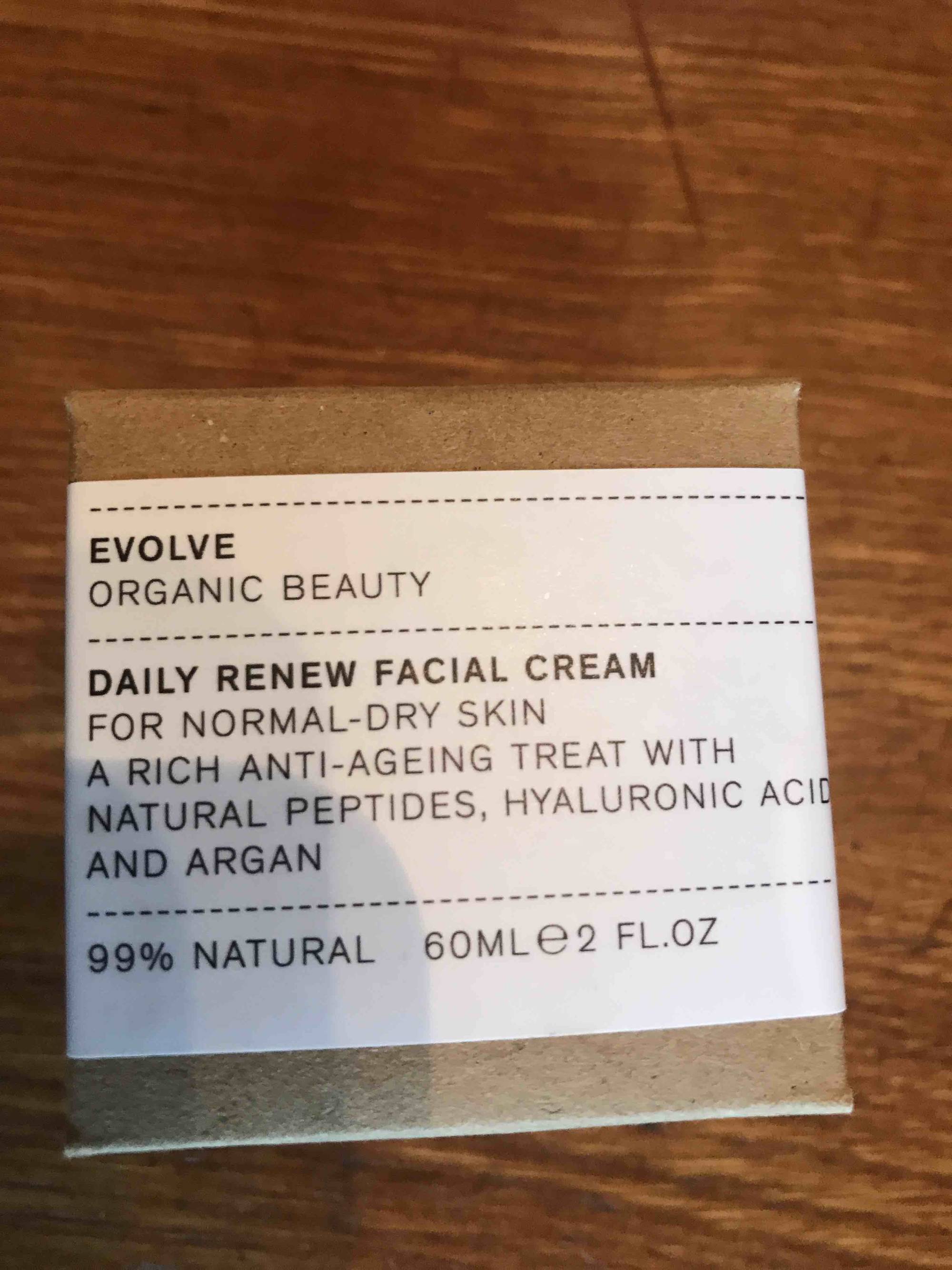 EVOLVE - Daily renew facial cream