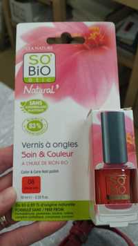 SO'BIO ÉTIC - Natural' - Vernis à ongles 08 Orange pop