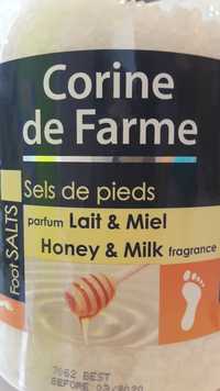 CORINE DE FARME - Sels de pieds parfum lait & miel