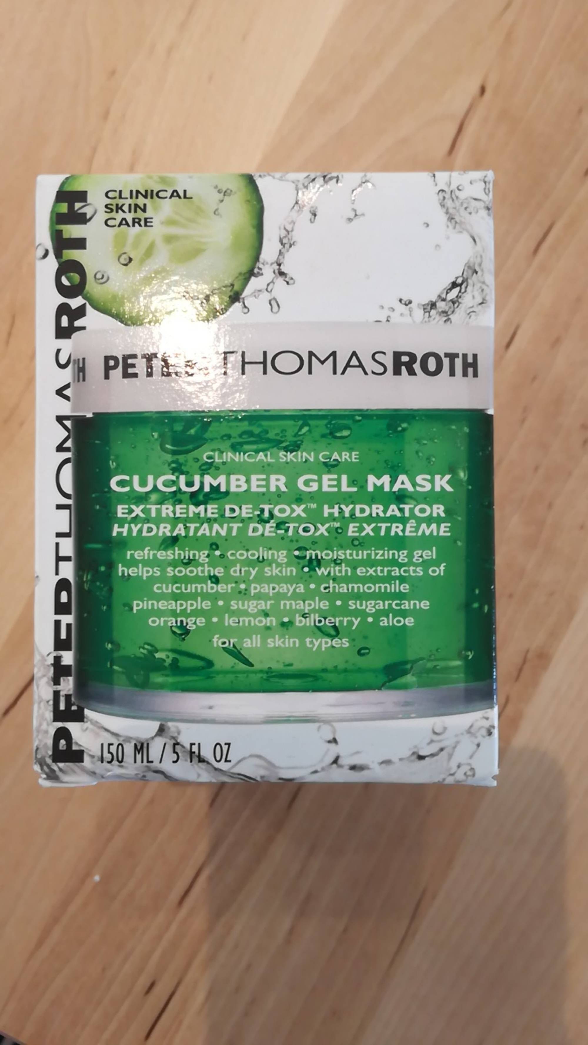 PETER THOMAS ROTH - Cucumber gel mask