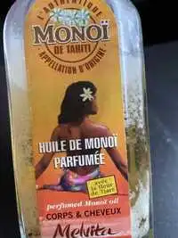 MELVITA - Monoï de Tahiti - Huile de monoï parfumée corps & cheveux