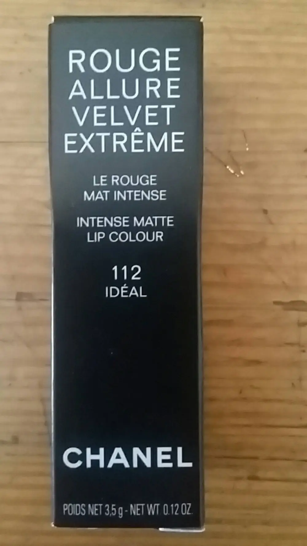 CHANEL - Rouge allure velvet extrême - Rouge à lèvres mat intense 112 idéal