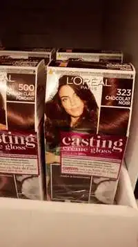 L'ORÉAL - Casting crème gloss - Couleur soin 323 Chocolat noir