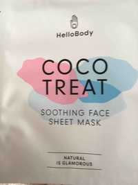 HELLOBODY - Coco treat - Soothing face sheet mask