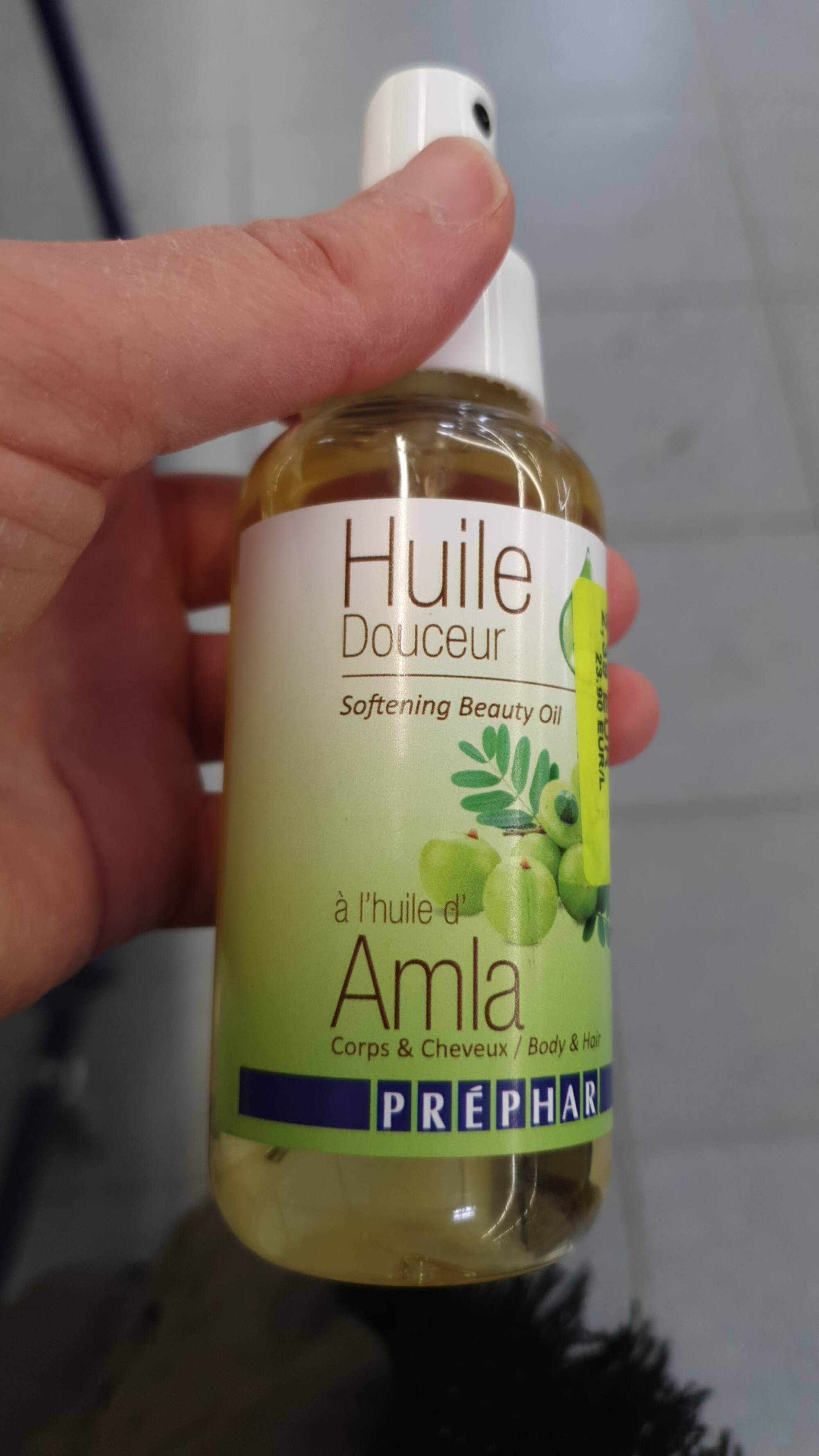 PRÉPHAR - Huile douceur à l'huile d'Amla