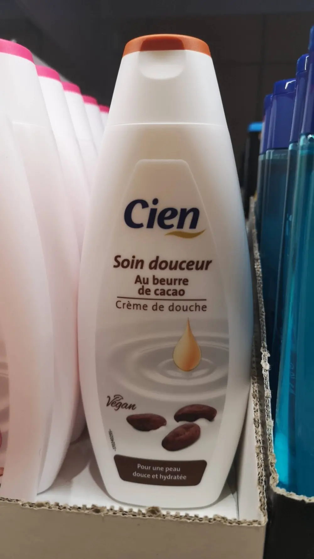 CIEN - Soin douceur au beurre de cacao - Crème de douche