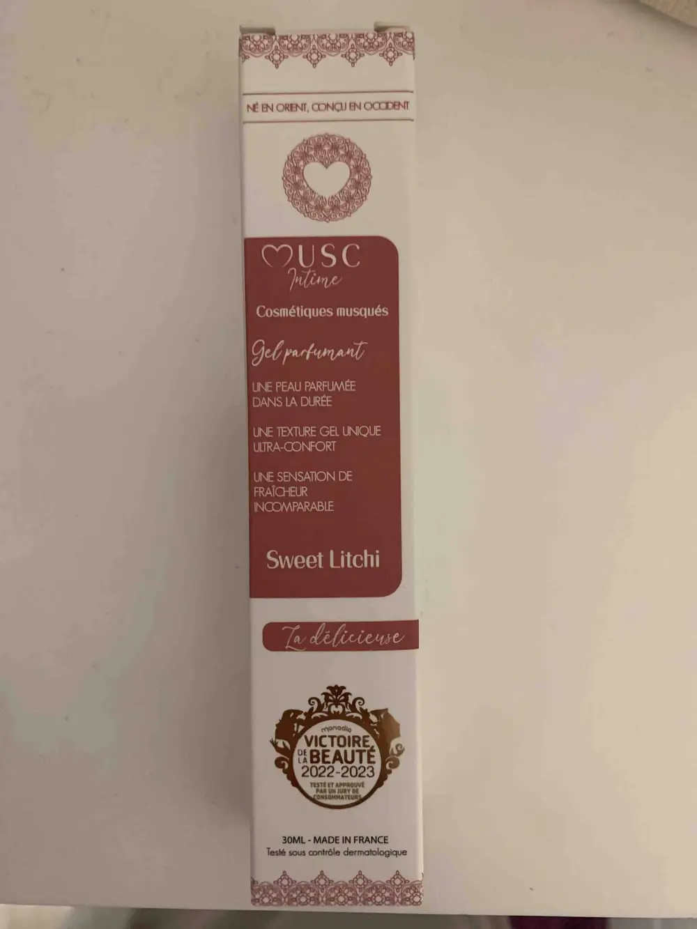 MUSC INTIME - Sweet litchi - Gel parfumant