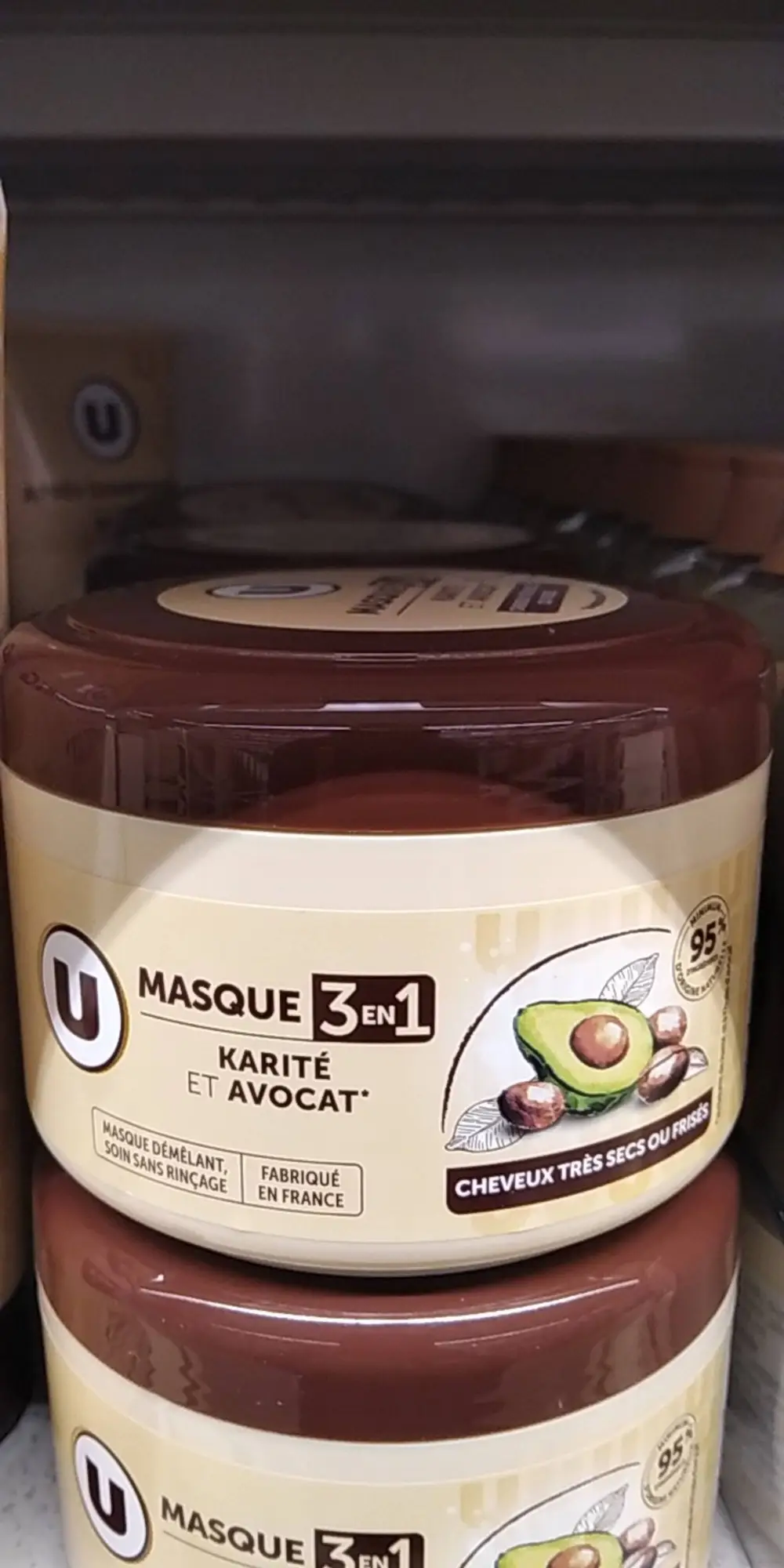 U - Karité et avocat - Masque 3 en 1