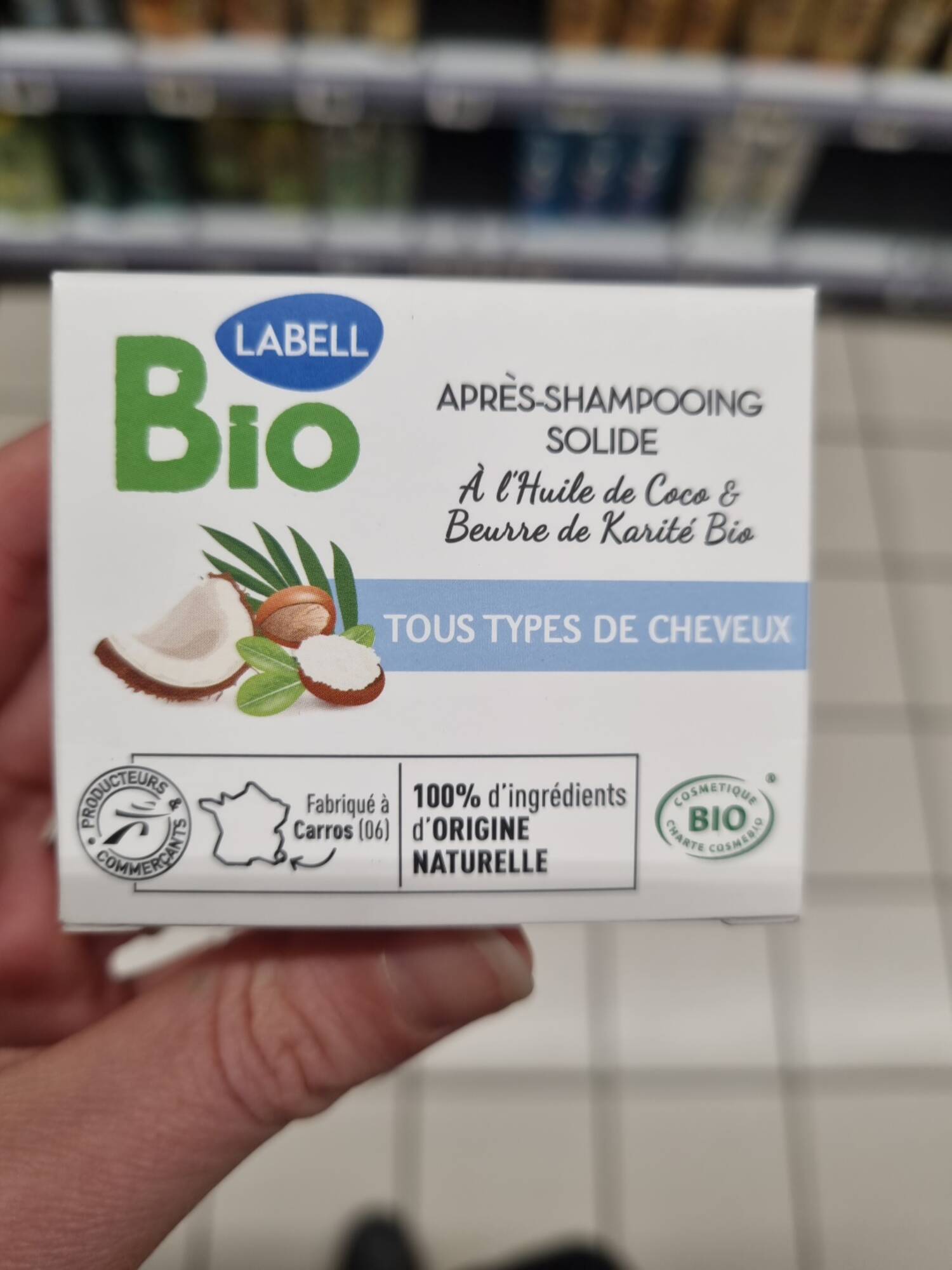 LABELL BIO - Après shampooing solide bio