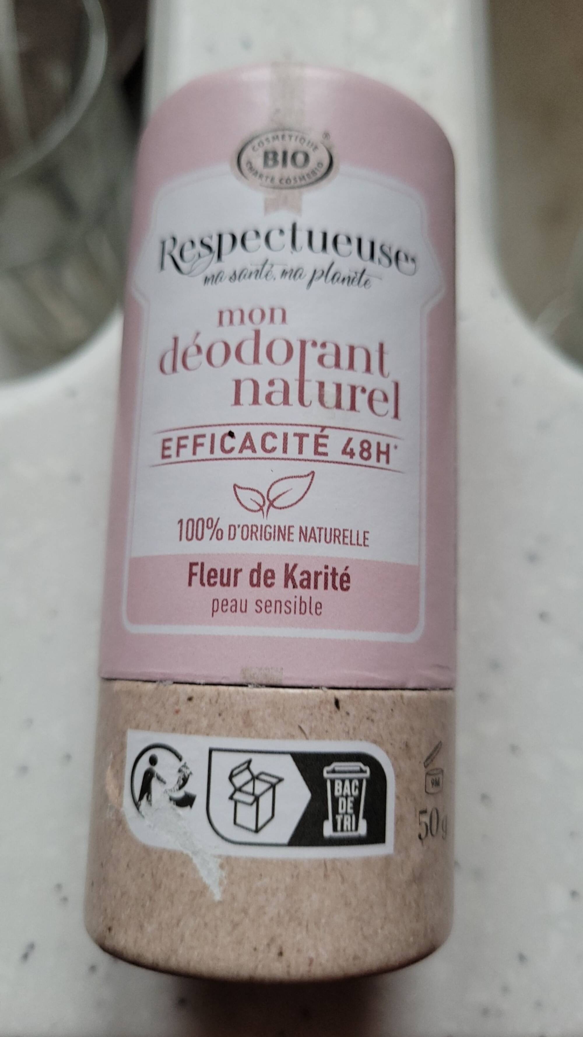 RESPECTUEUSE - Fleur de karité - Mon déodorant naturel 48h