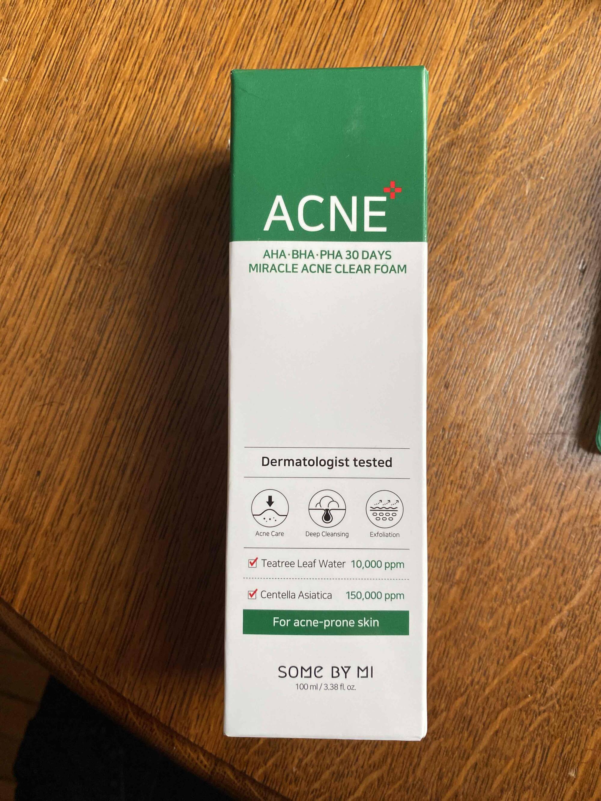 SOME BY MI - Miracle acne clear foam