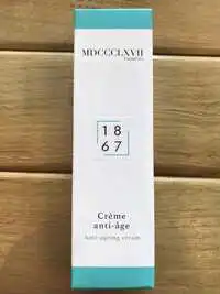 MDCCCLXVII COSMETICS - 1867 - Crème anti âge 