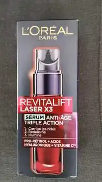 L'ORÉAL - Revitalift laser X3 - Sérum anti-âge triple action