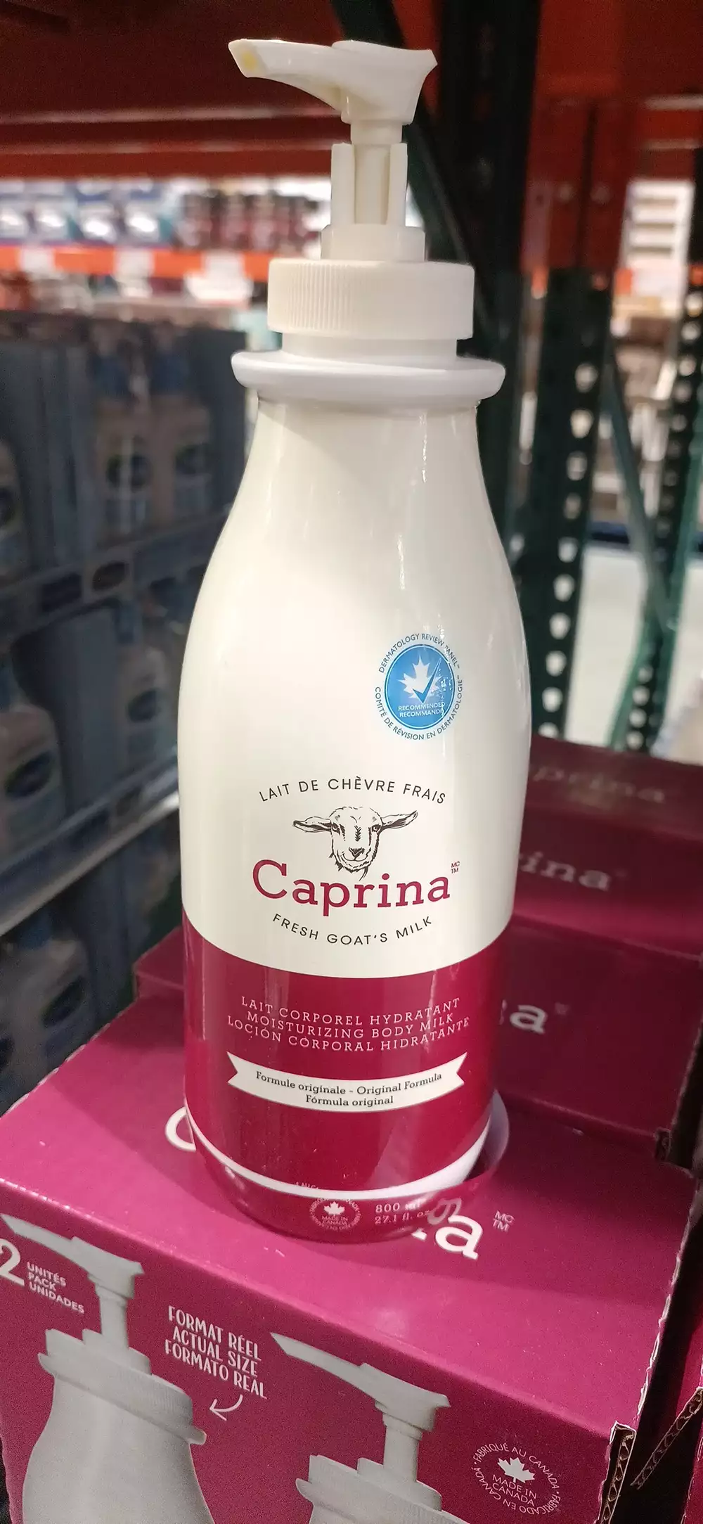 CAPRINA BY CANUS - Fresh goat's milk - Lait corporel hydratant