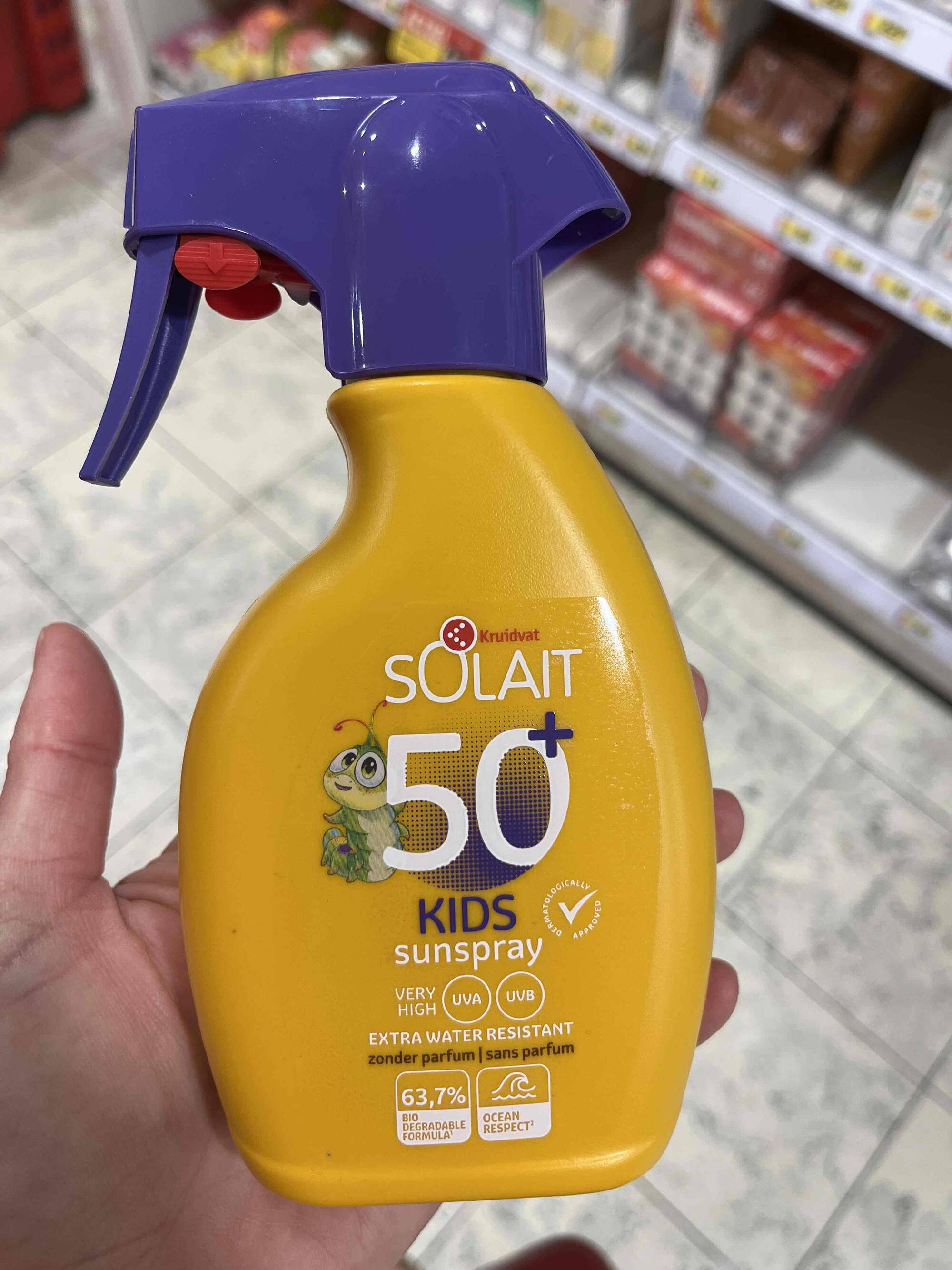 KRUIDVAT - Solait - Kids sunspray very high 50+