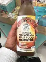 GARNIER - Fructis Macadamia hair food - Smoothing shampoo