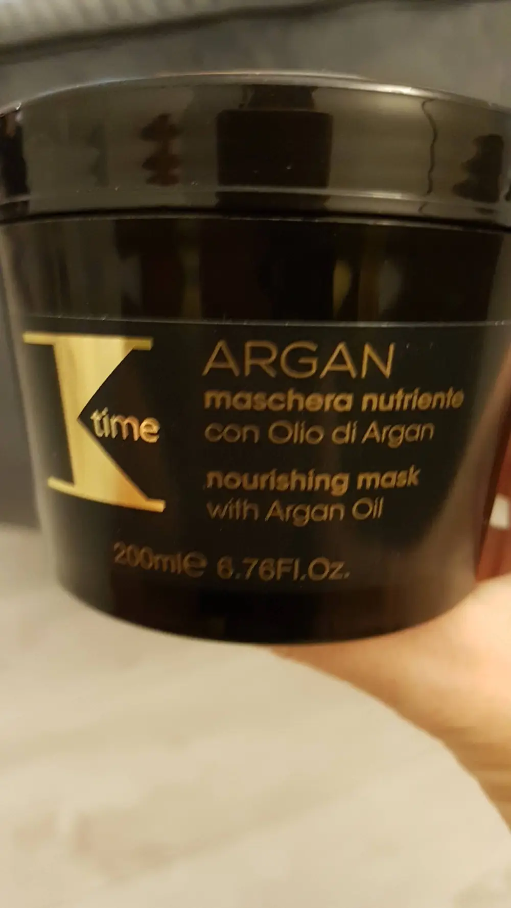 K-TIME - Nourishing mask with argan oil