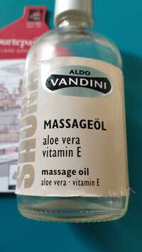 ALDO VANDINI - Massage oil aloe vera & vitamine E