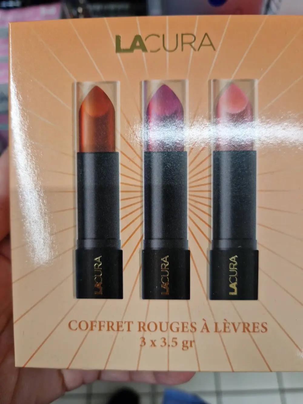 LACURA - Coffret rouges lèvres 