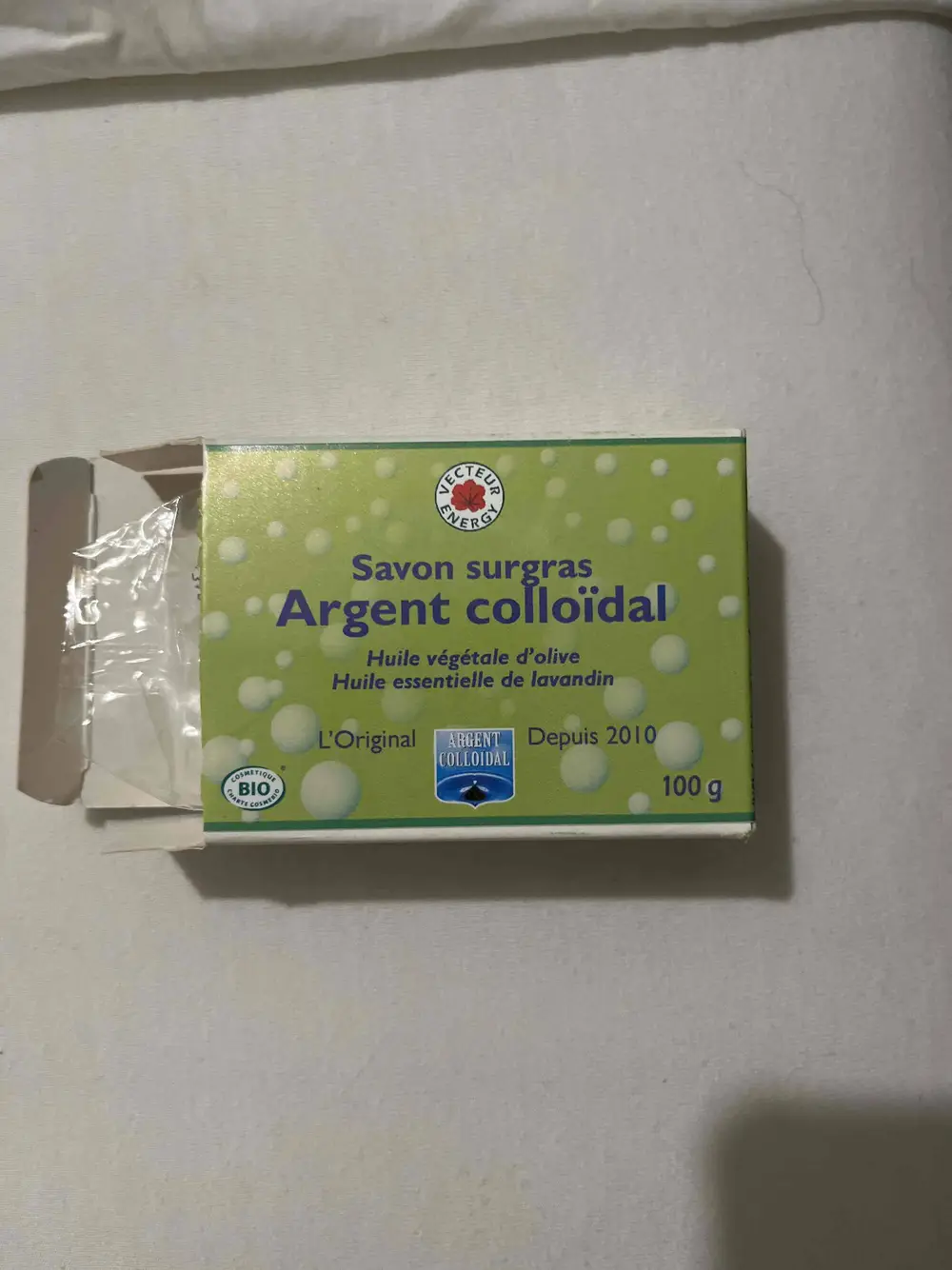 VECTEUR ENERGY - Argent coloïdal - Savon surgras