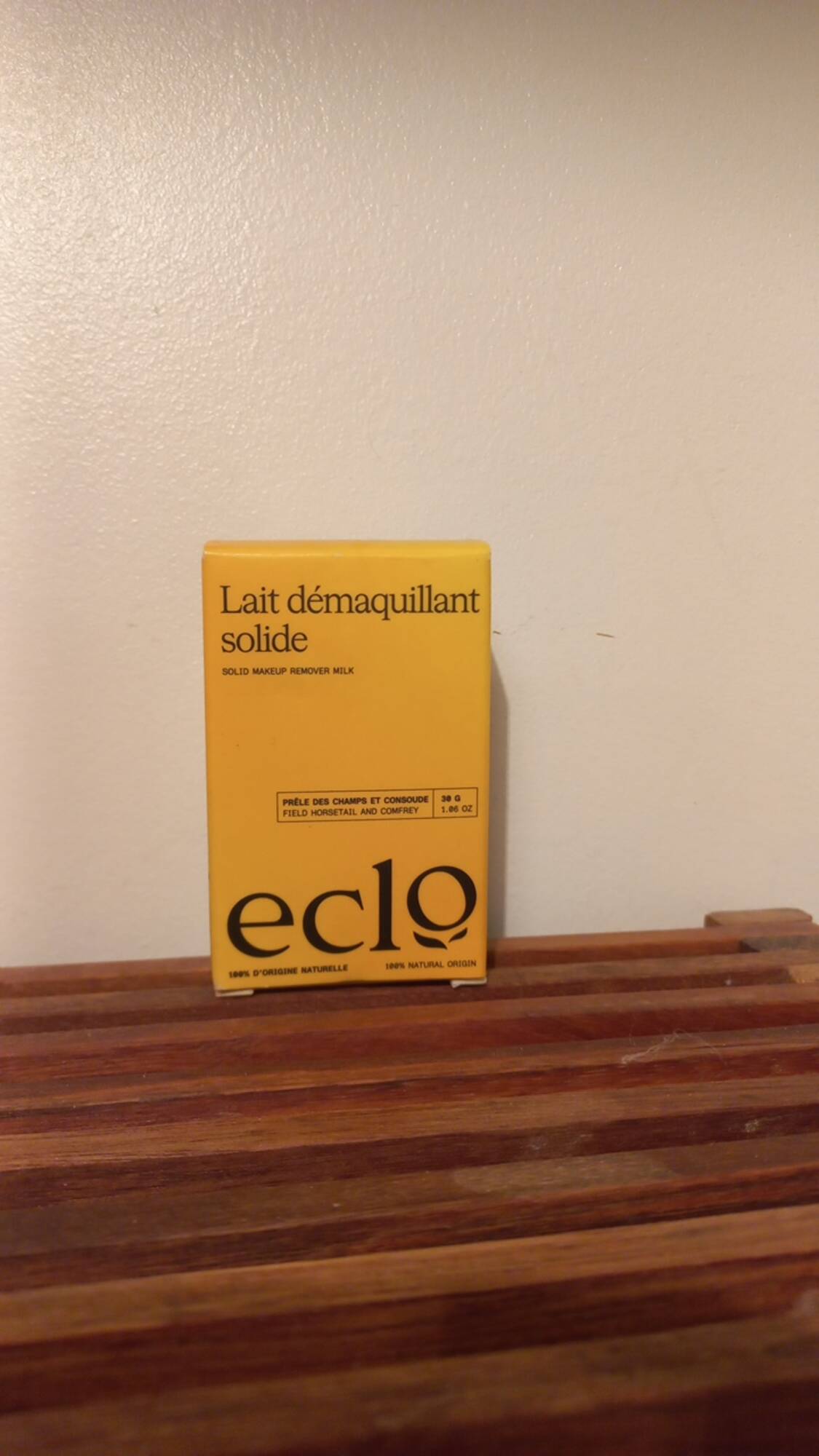 ECLO - Lait démaquillant solide